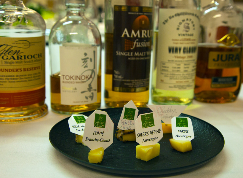 Degustation whisky fromages